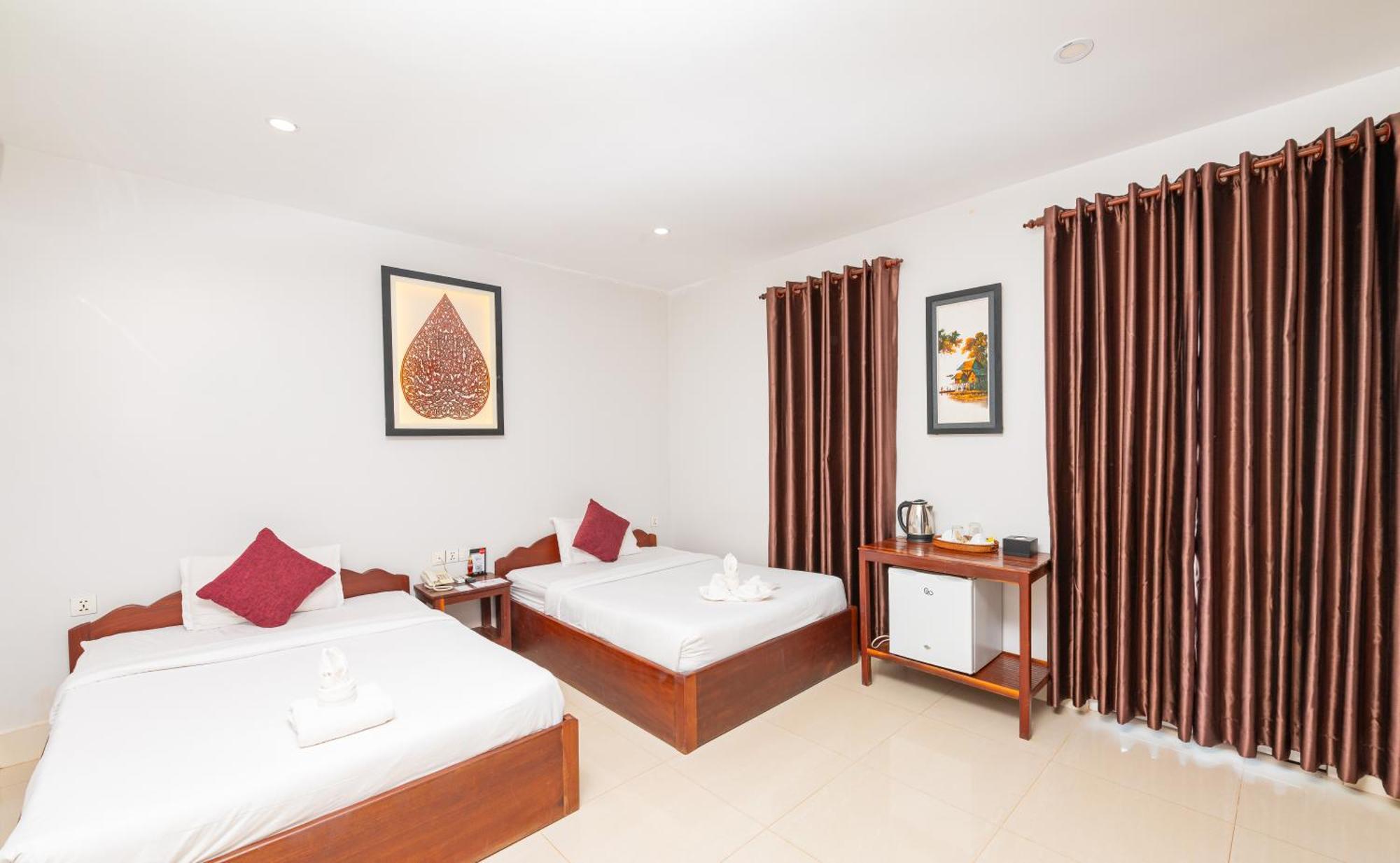 Damnak Soksan Hotel Siem Reap Bagian luar foto
