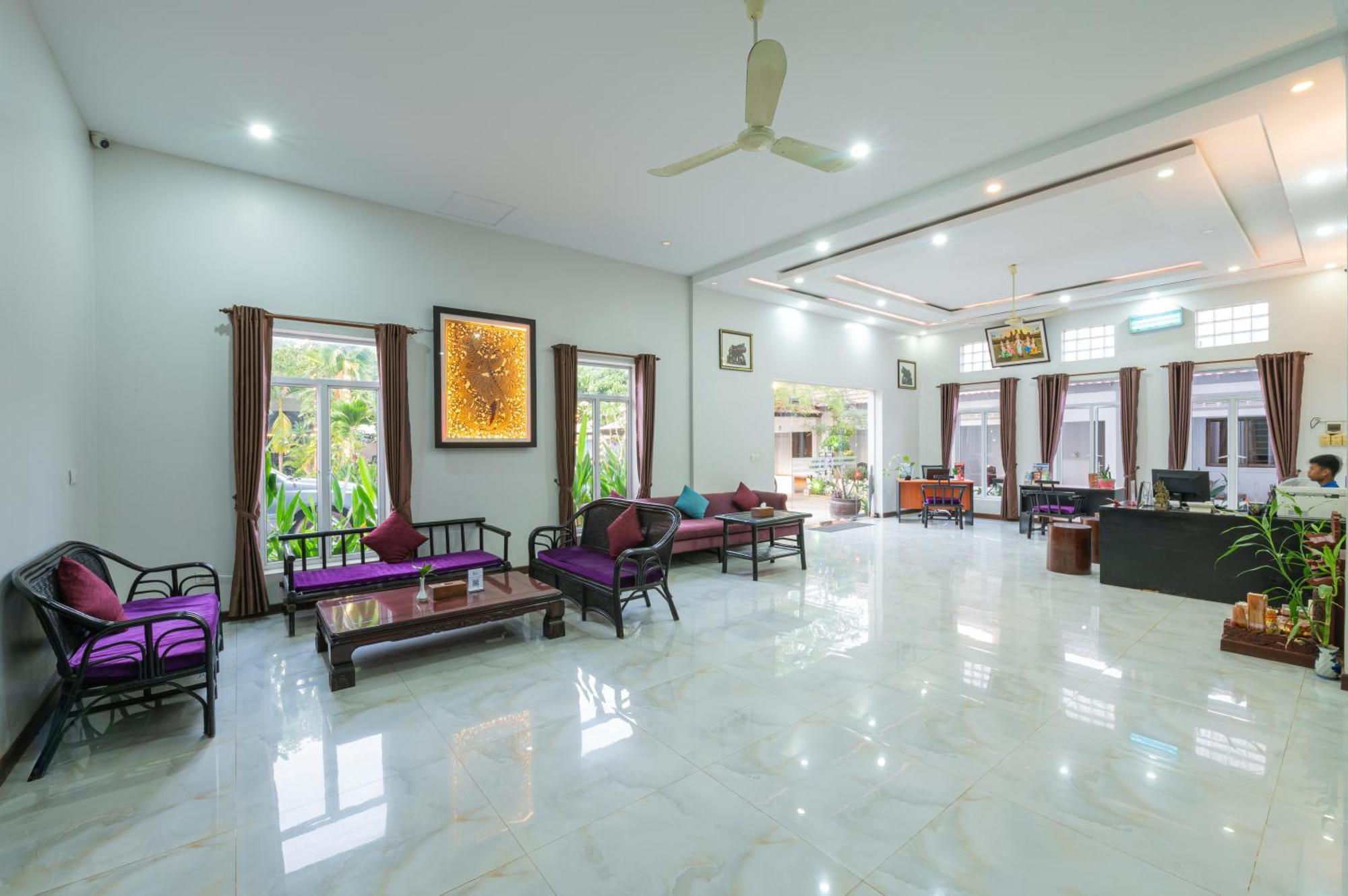 Damnak Soksan Hotel Siem Reap Bagian luar foto