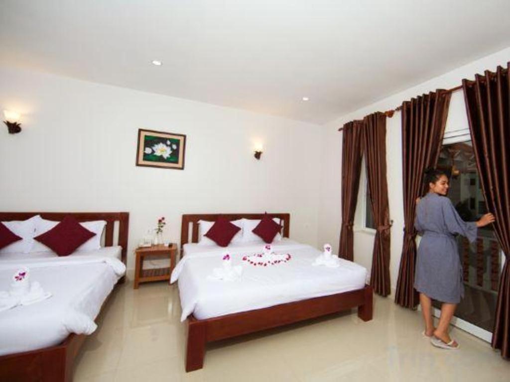 Damnak Soksan Hotel Siem Reap Bagian luar foto